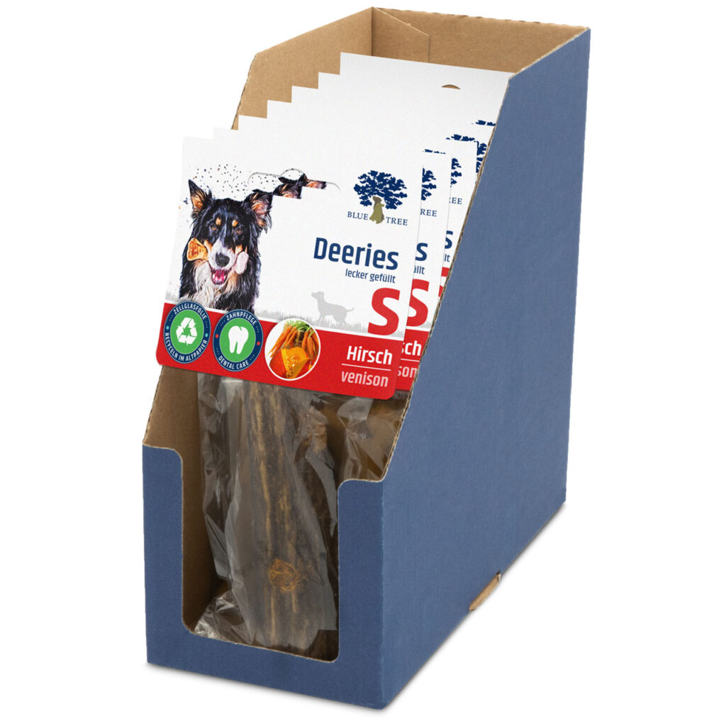 BLUE TREE DEERIES STUFFED DEER ANTONS WITH CARROTS & PUMPKIN
