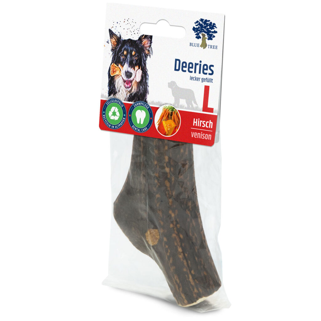 BLUE TREE DEERIES STUFFED DEER ANTONS WITH CARROTS & PUMPKIN