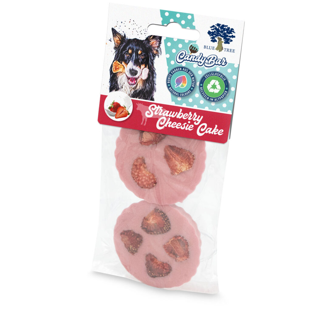 BLUE TREE CANDY BAR STRAWBERRY CHEESIE CAKE ΜΕ ΓΑΛΑ 1% ΛΙΠΑΡΑ SUGAR FREE (6*60gr.)