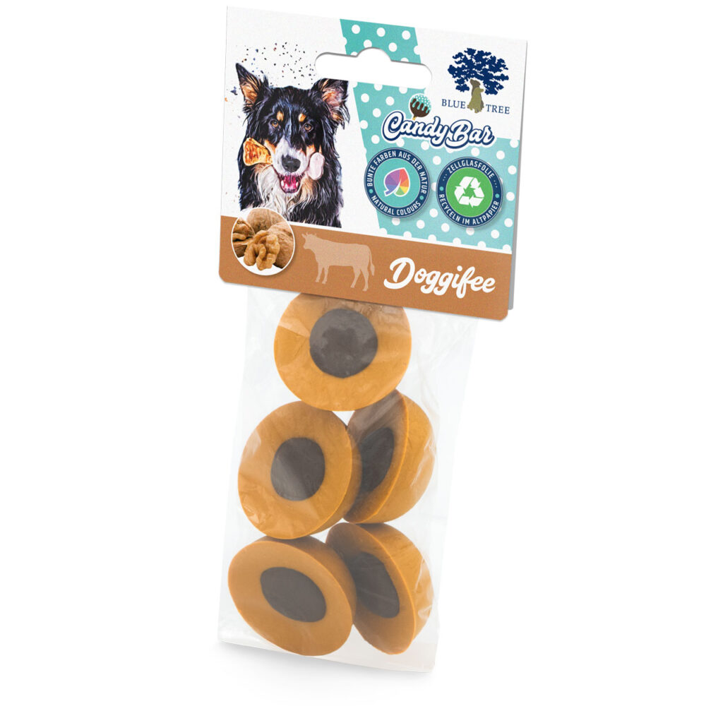 BLUE TREE CANDY BAR DOGGIFEE WITH LACTOSE-FREE MILK (5*90gr. /5 pcs.)