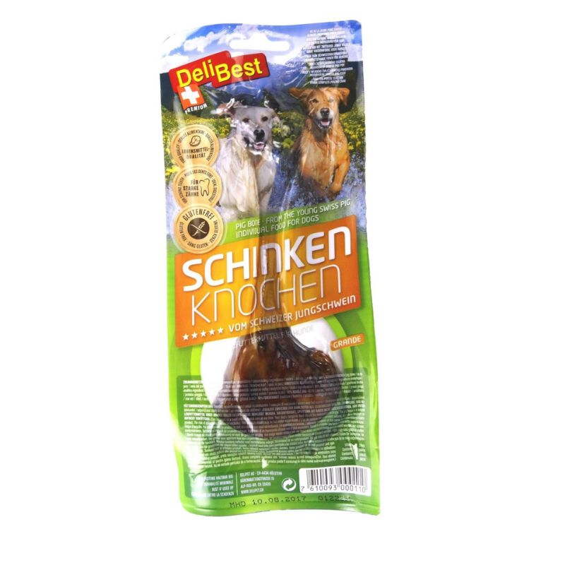 DELIBEST DOG PREMIUM ΜΟΝΟΠΡΩΤΕΪΝΙΚΟ SNACK 100% ΧΟΙΡΙΝΟ ΟΣΤΟ GRAIN FREE