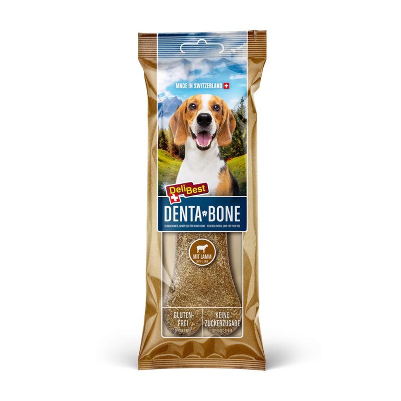 DELIBEST DOG DENTABONE ΜΟΝΟΠΡΩΤΕΪΝΙΚΟ SNACK ΜΕ ΚΡΕΑΣ ΑΡΝΙΟΥ GRAIN FREE