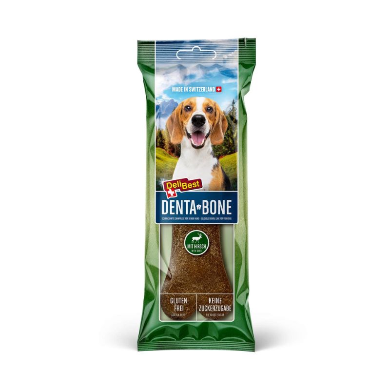 DELIBEST DOG DENTABONE ΜΟΝΟΠΡΩΤΕΪΝΙΚΟ SNACK ΜΕ ΚΡΕΑΣ ΕΛΑΦΙΟΥ GRAIN FREE