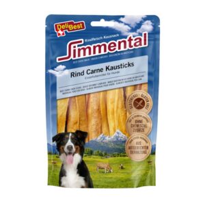 DELIBEST DOG SIMMENTAL BEEF CHEWS - CARNE CHEW STICKS 100% ΒΟΔΙΝΟ ΚΡΕΑΣ (6*200g.) GRAIN FREE