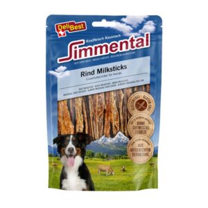 DELIBEST DOG SIMMENTAL BEEF CHEWS - MILK STICKS 100% ΒΟΔΙΝΟ GRAIN FREE