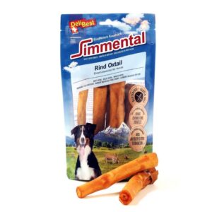 DELIBEST DOG SIMMENTAL BEEF CHEWS - OXTAIL STICKS 100% ΒΟΔΙΝΗ ΟΥΡΑ (6*200g.) GRAIN FREE