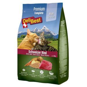 DELIBEST CAT ADULT SENSITIVE SEMI-MOIST ΜΟΝΟΠΡΩΤΕΪΝΙΚΗ ΜΕ ΕΛΒΕΤΙΚΟ ΒΟΔΙΝΟ GRAIN FREE