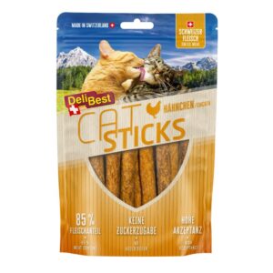 DELIBEST CAT STICKS SWISS CHICKEN (12*50g.) GRAIN FREE