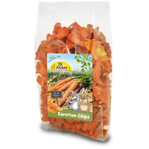 JR FARM CARROT SLICES CARROT CHIPS FOR RODENTS (8*125gr.)