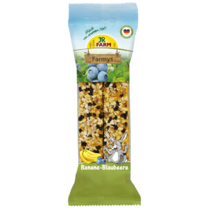 JR FARM FARMYS STICKS BANANA AND BLUEBERRY FOR RODENTS (8*160gr.)