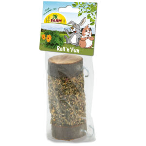 JR FARM ROLL 'N' FUN NATURAL WOOD WITH FLOWER AND HERBS FILLING (4*120gr.)