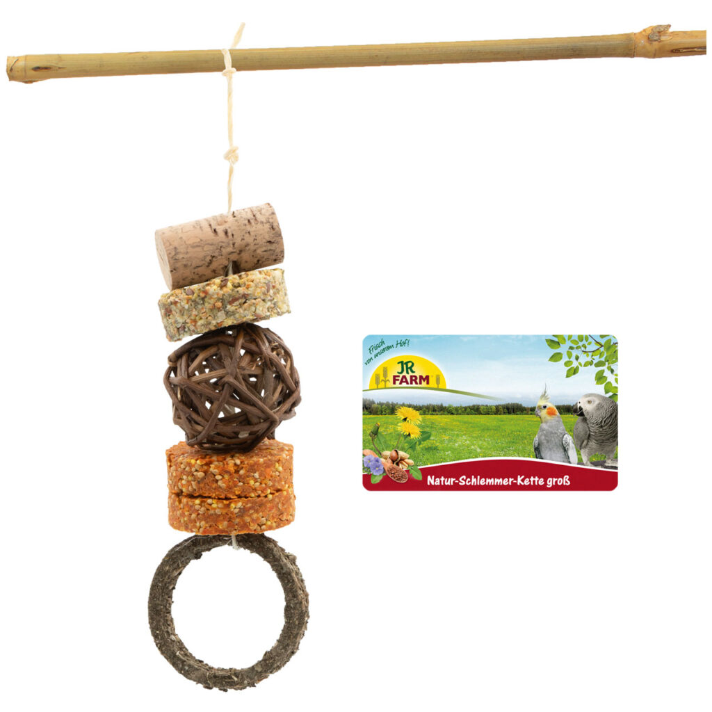 JR FARM NATURAL GOURMET STRING LARGE ΓΙΑ ΟΛΑ ΤΑ ΠΤΗΝΑ (4*100gr.)
