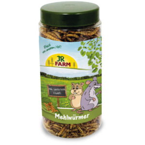 JR FARM MEALWORMS TUB SNACK WITH SILKWORM FLOUR RICH IN ANIMAL PROTEIN (5*70gr.)