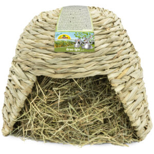 JR FARM GRASS IGLOO HOUSE & STRAW SUPPLEMENTARY FEED