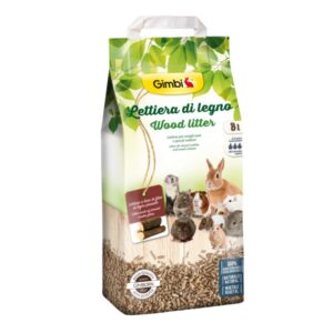GIMBI WOOD LITTER - PELLET GRAIN FREE (8lt.)