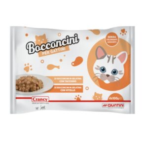 CRANCY KITTEN BOCCONCINI ME ΤΑΥΡΙΝΗ ΜΕ 2 ΓΕΥΣΕΙΣ (13* 4x100gr.)