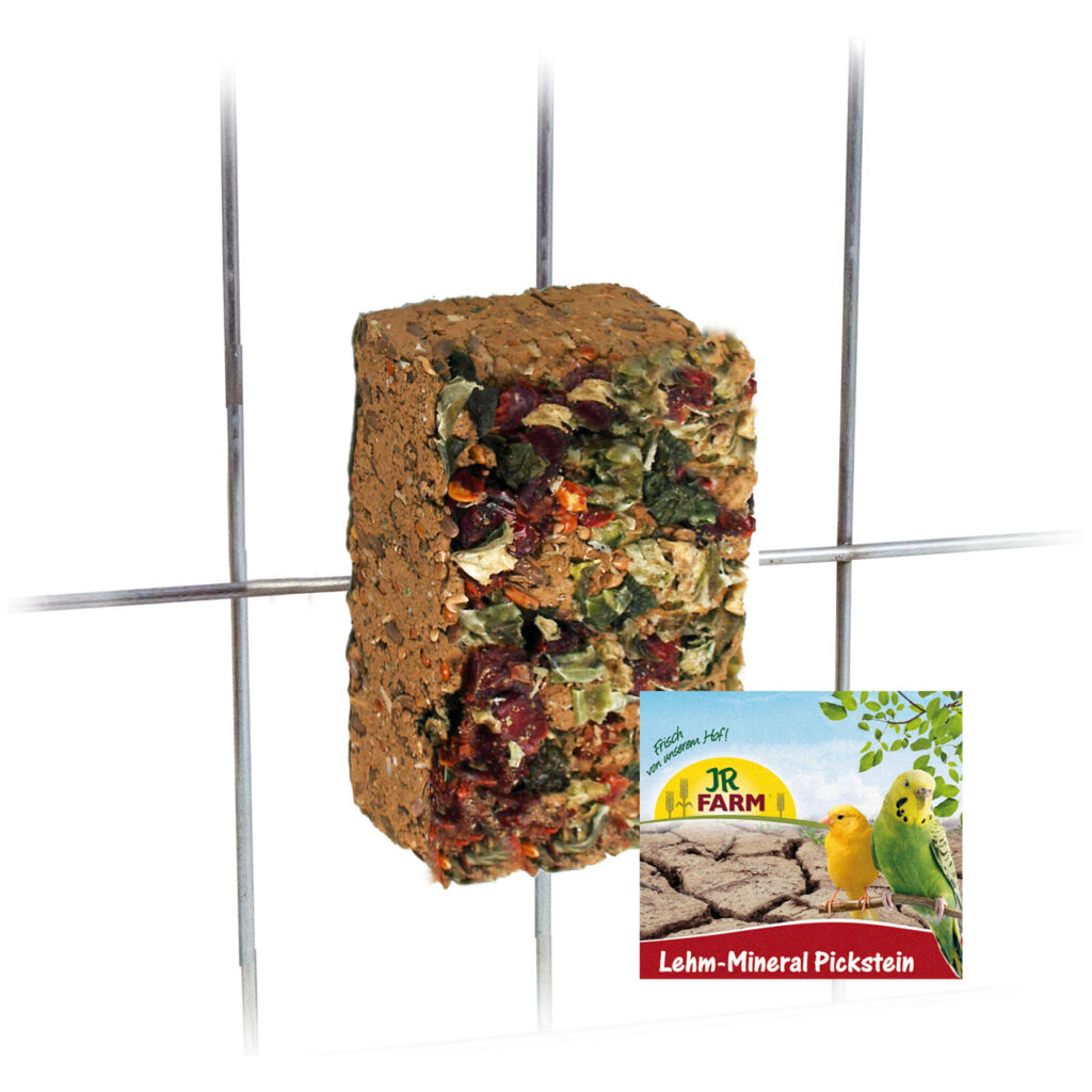 JR FARM BIRDS CLAY MINERAL PICKING STONE (7*100gr.)