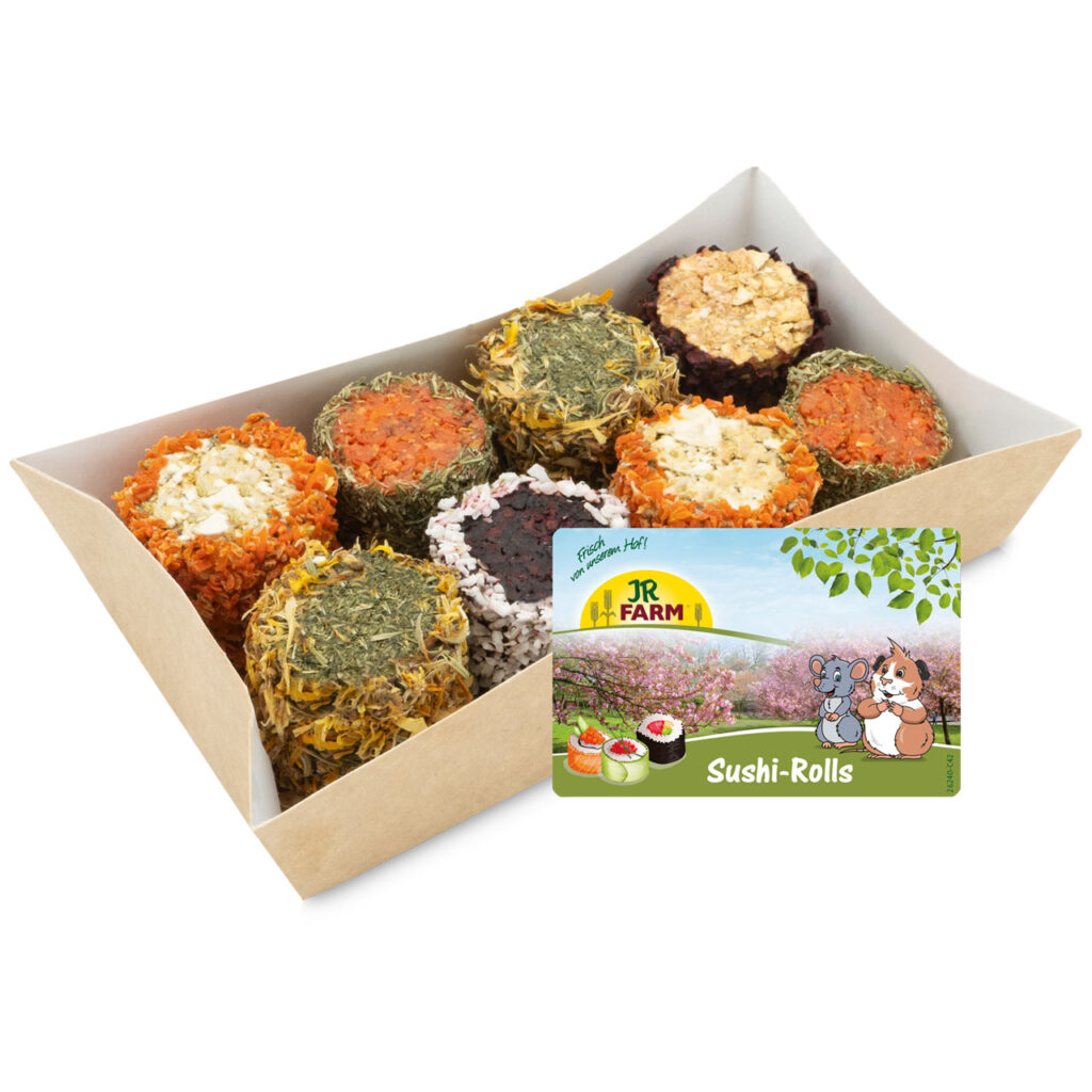 JR FARM SUSHI-ROLLS 100% ΦΥΣΙΚΑ ΡΟΛΑ ΛΑΧΑΝΙΚΩΝ, ΒΟΤΑΝΩΝ & ΦΡΟΥΤΩΝ 8 τεμ. (4*190gr.)
