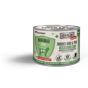 MAC's CAT VETCARE RENAL ΒΟΔΙΝΟ & ΓΑΛΟΠΟΥΛΑ GRAIN FREE ΚΟΝΣΕΡΒΑ