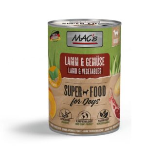 MAC's DOG WET FOOD CLIMATE FRIENDLY LAMB & VEGETABLES GRAIN FREE