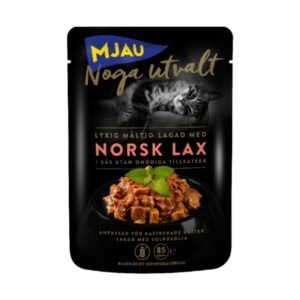 MJAU NOGA UTVALT POUCH LAX - SALMON GRAIN FREE (12*85gr.)