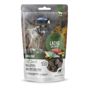 TUNDRA DOG SNACK - SKIN & COAT ΜΕ ΣΟΛΟΜΟ GRAIN FREE (9*100g.)