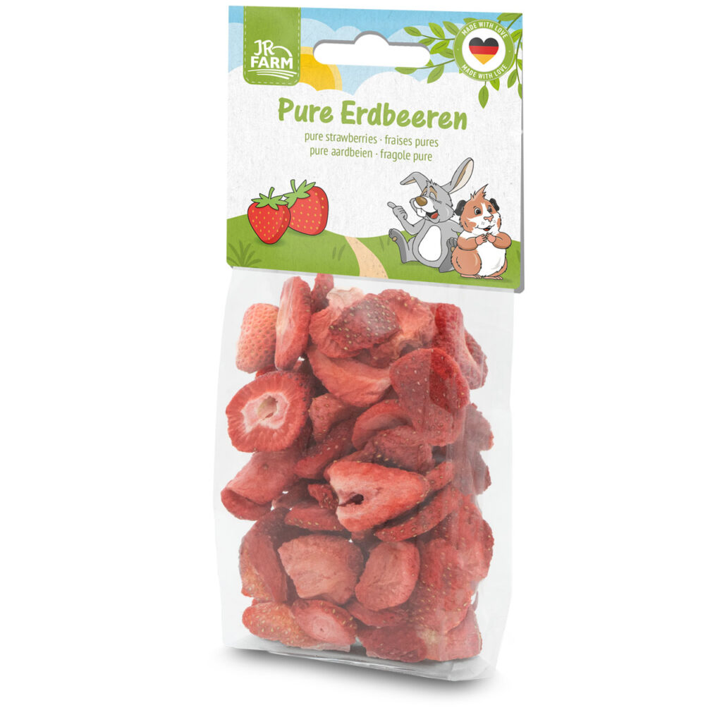 JR FARM ΦΡΑΟΥΛΕΣ “PURE STRAWBERRIES” ΓΙΑ ΟΛΑ ΤΑ ΤΡΩΚΤΙΚΑ (7*20gr.)